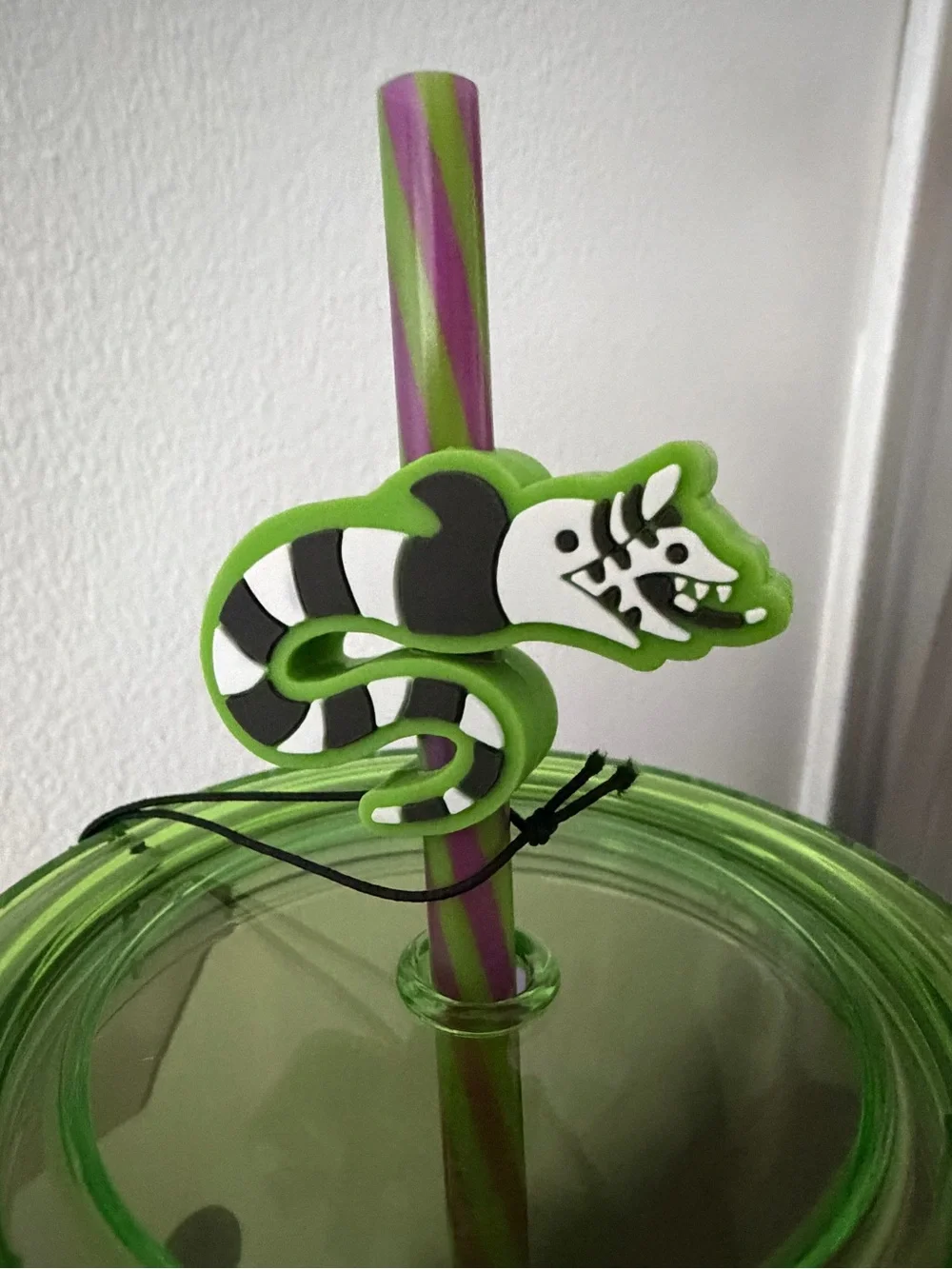 Beetlejuice Tumbler with  “I myself am strange and unusual” Quote